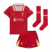 Maillot de foot Liverpool Cody Gakpo #18 Domicile vêtements enfant 2024-25 Manches Courtes (+ pantalon court)